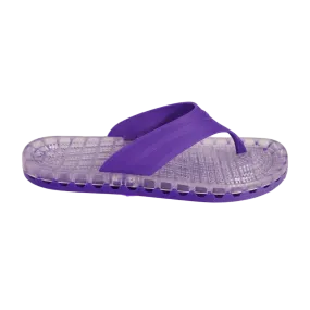 Ibiza - Clear Thong Sandal - Purple