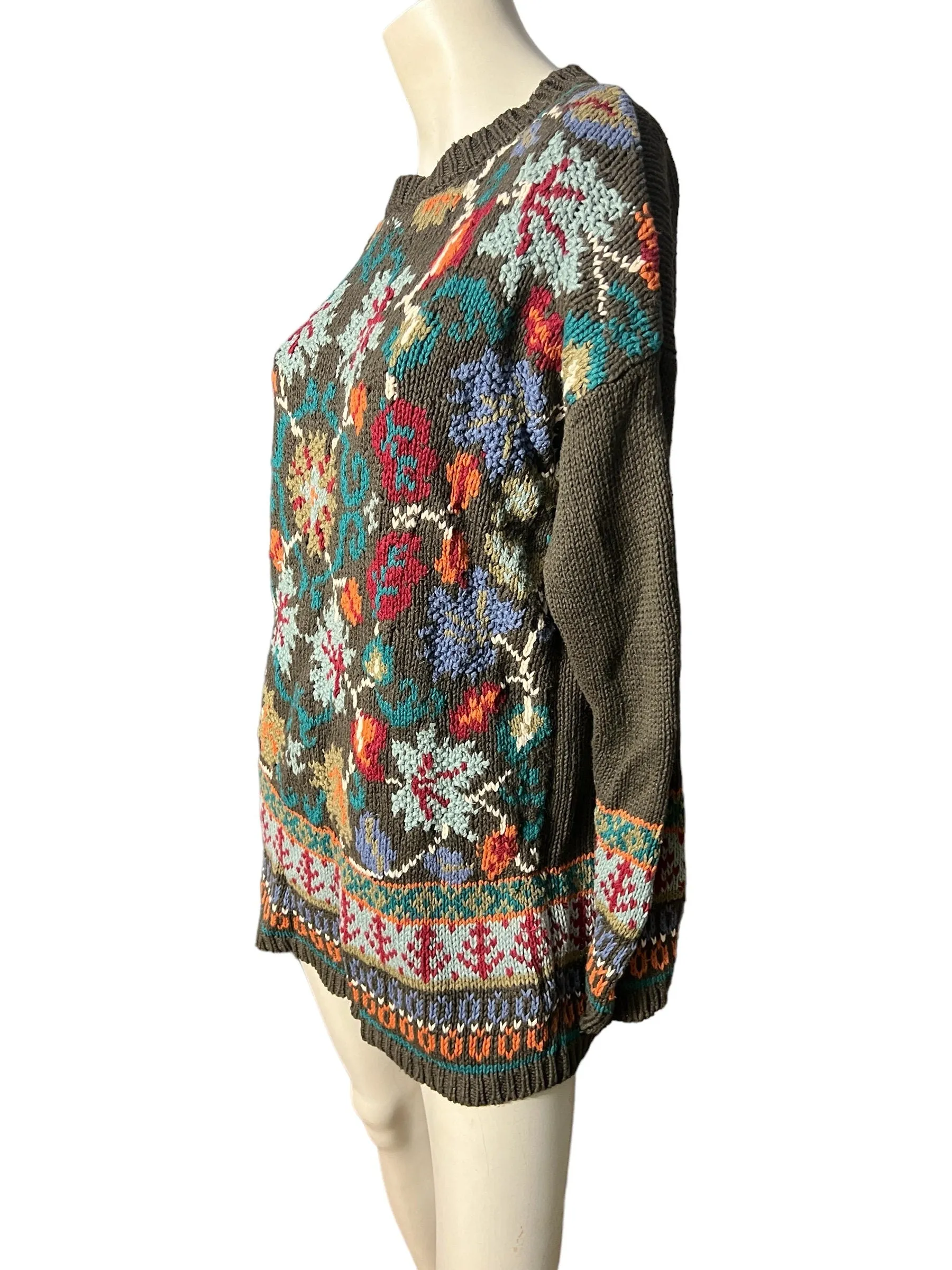 Vintage 80's oversize sweater M All Points